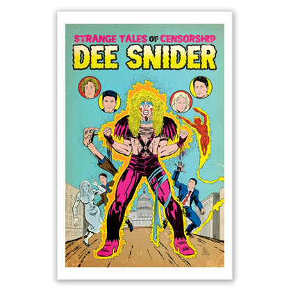 Comic book cover featuring Dee Snider from the Dee Snider Commemorative Collection