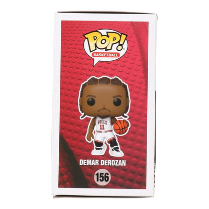 DeMar DeRozan Funko Pop basketball figure, signed Bulls collectible, number 156