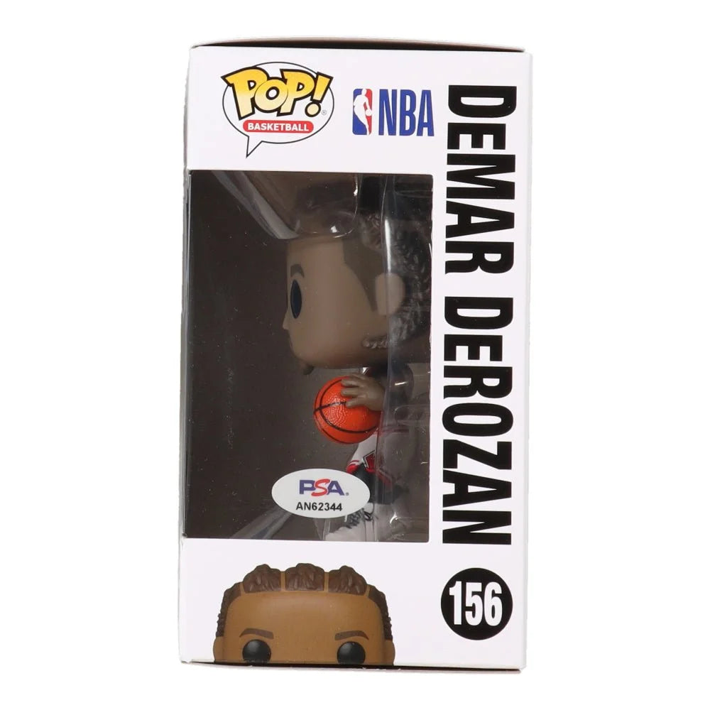 Demar Derozan signed vinyl figure Funko Pop NBA collectible with PSA sticker