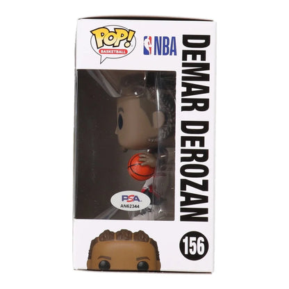 Demar Derozan signed vinyl figure Funko Pop NBA collectible with PSA sticker