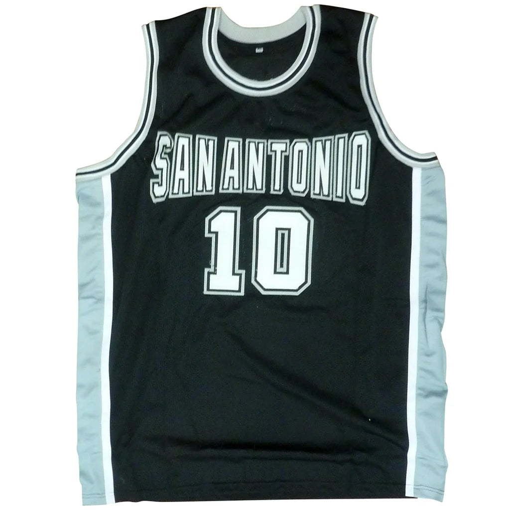 Dennis Rodman autographed San Antonio black jersey number 10