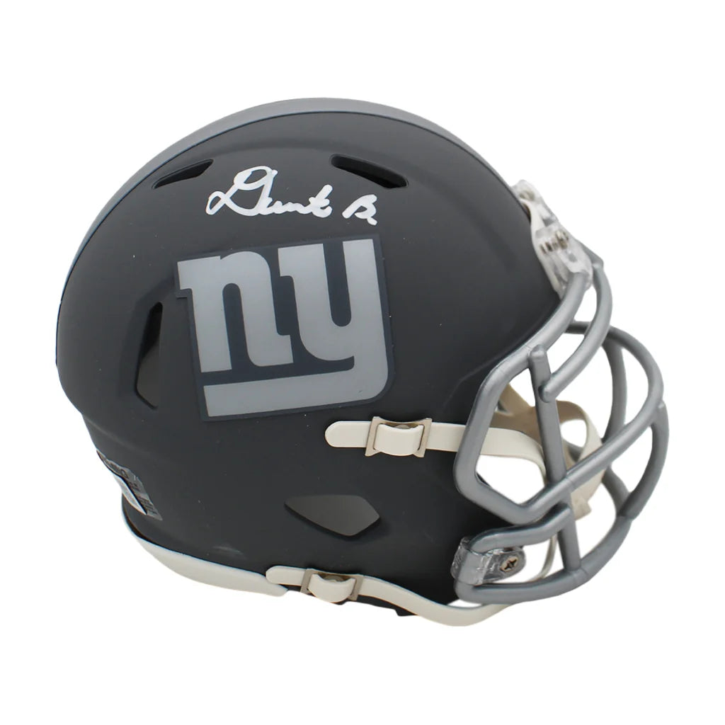 Deonte Banks Autographed New York Giants Mini Helmet with Beckett | Creative Sports | vintageantiquesgifts.com