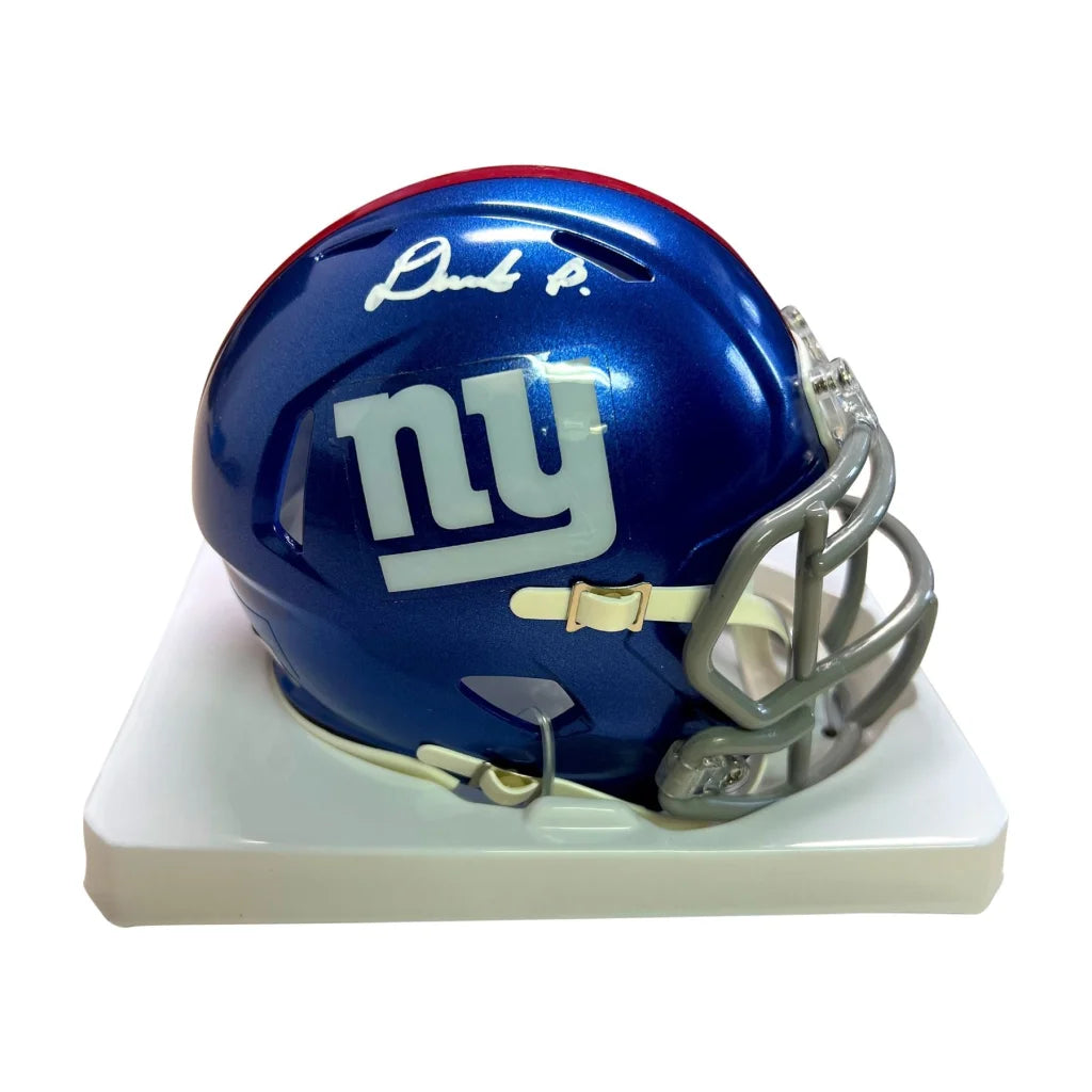 Deonte Banks Signed Giants Speed Mini Helmet Authenticated | Creative Sports | vintageantiquesgifts.com