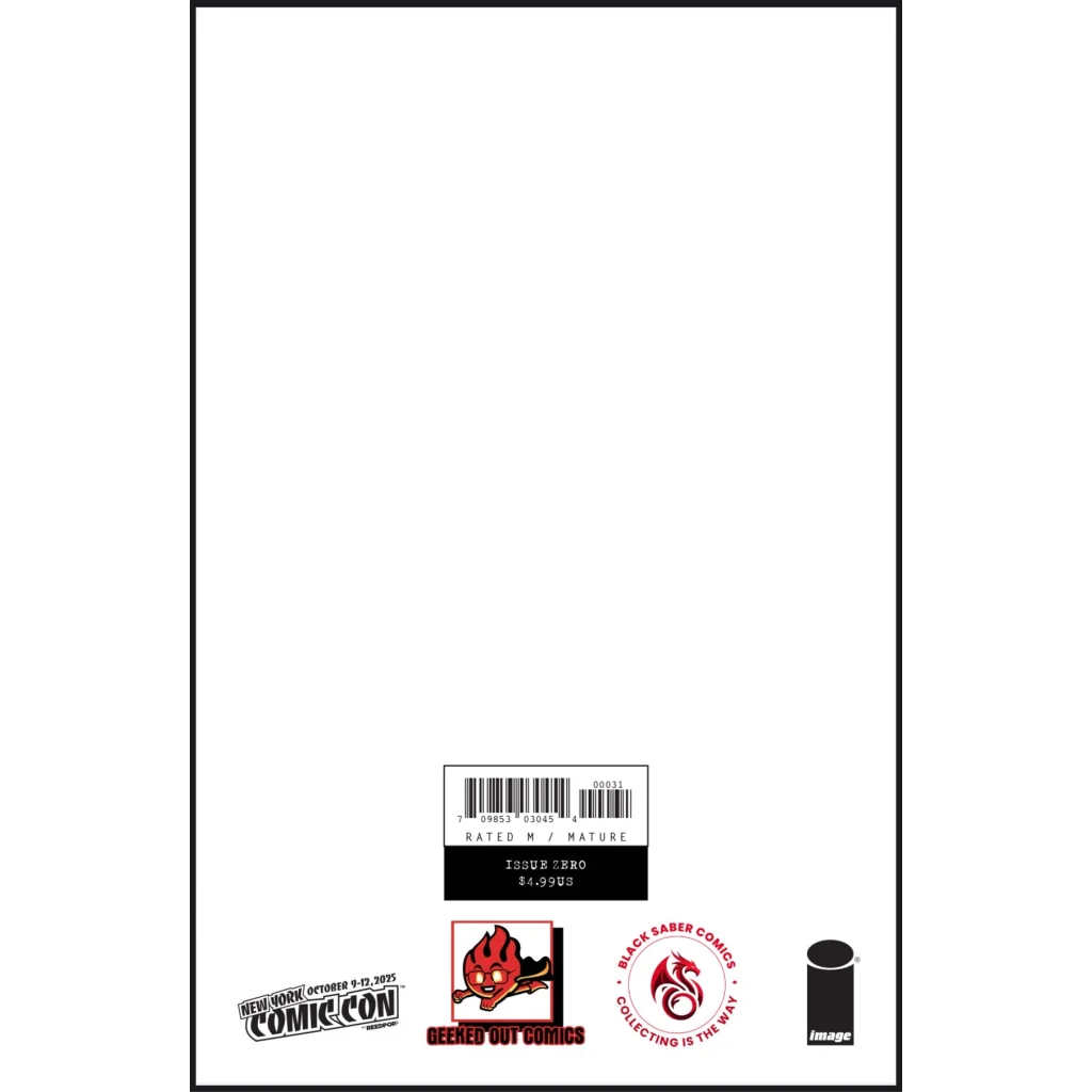 Back cover of Scott Snyder and Joshua Hixson Department of Truth 5th Anniversary Issue comic