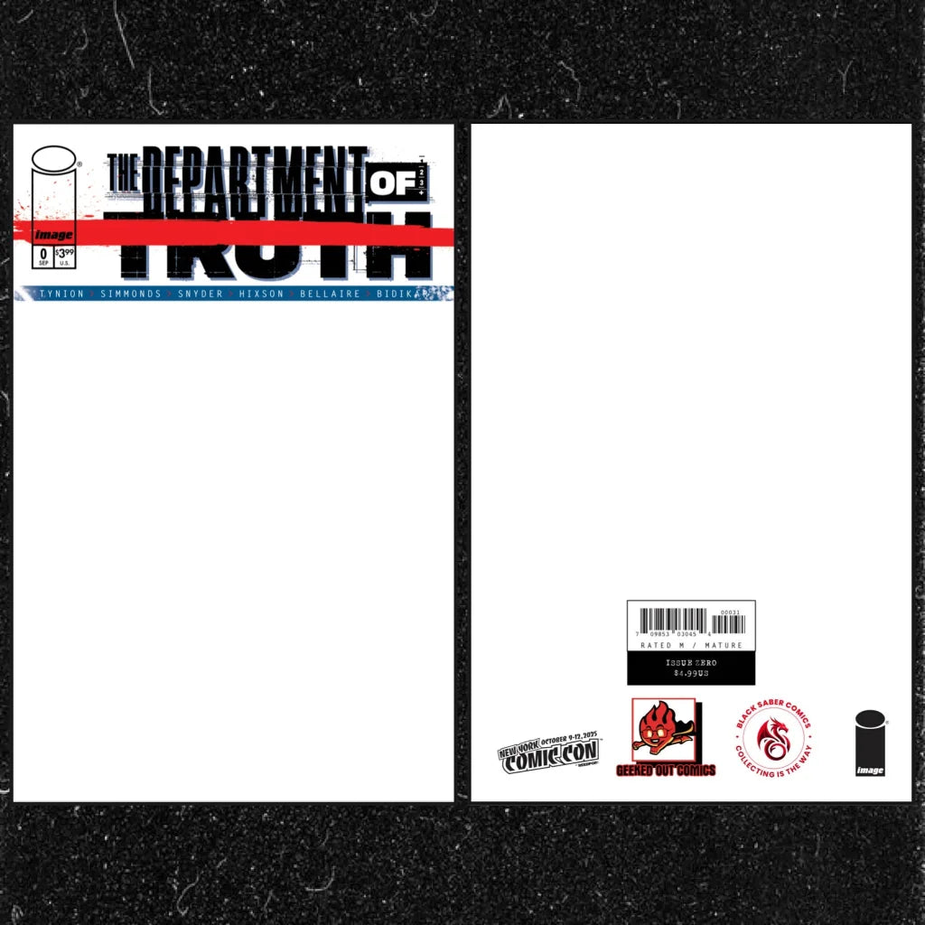 Department of Truth 80th issue by Scott Snyder and Joshua Hixson