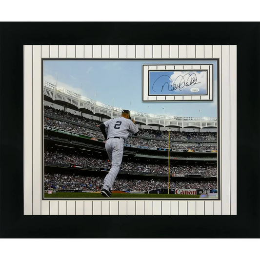 Derek Jeter autographed deluxe framed Yankees Yankee Stadium photo