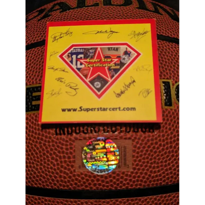 Deshaun Watson autographed football with Super Star Certification and holographic sticker