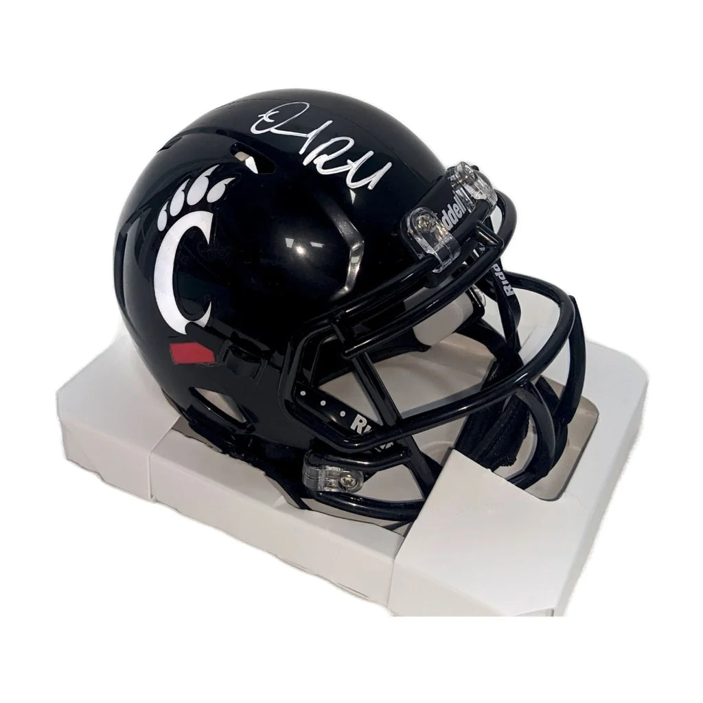Autographed Desmond Ridder Bearcats Speed Mini Helmet with Beckett COA
