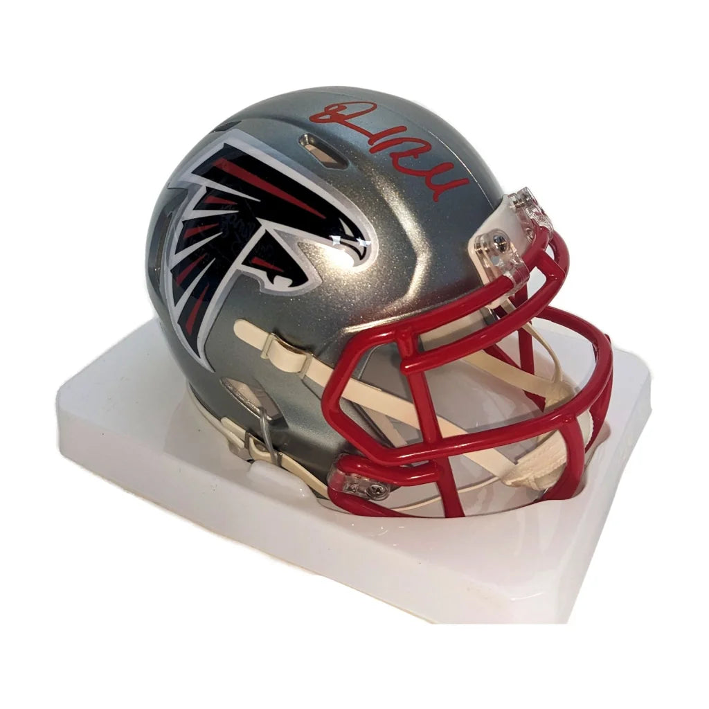 Desmond Ridder Signed Falcons Flash Mini Helmet with Beckett COA | Creative Sports | vintageantiquesgifts.com