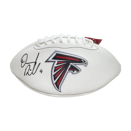Desmond Ridder Signed Falcons Logo Football with Beckett Auth | Creative Sports | vintageantiquesgifts.com