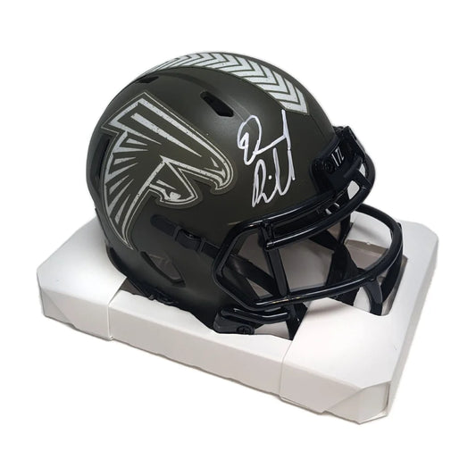 Desmond Ridder Signed Falcons Salute Mini Helmet with Beckett COA | Creative Sports | vintageantiquesgifts.com