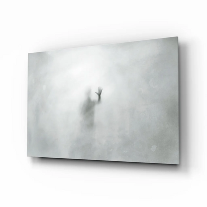 Ethereal Hand Silhouette Glass Wall Art Print | Insigneart USA | vintageantiquesgifts.com
