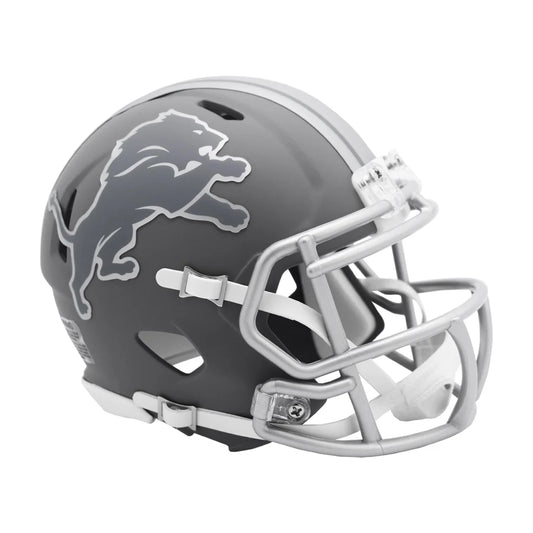 Detroit Lions Slate Collection Speed Mini Helmet | Creative Sports | vintageantiquesgifts.com