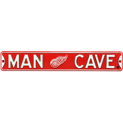 Detroit Red Wings man cave authentic street sign