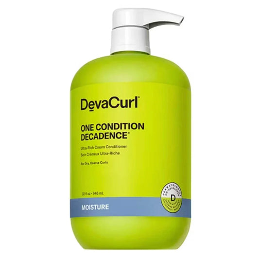 Devacurl One Condition Decadence moisture hydration 32oz lime green bottle