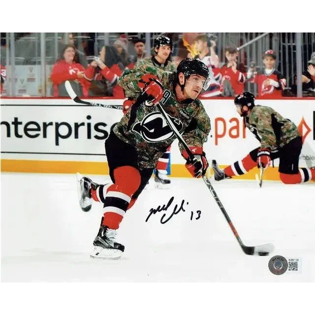 Autographed Devils 8x10 photo of hockey player for jersey devils autographed collection