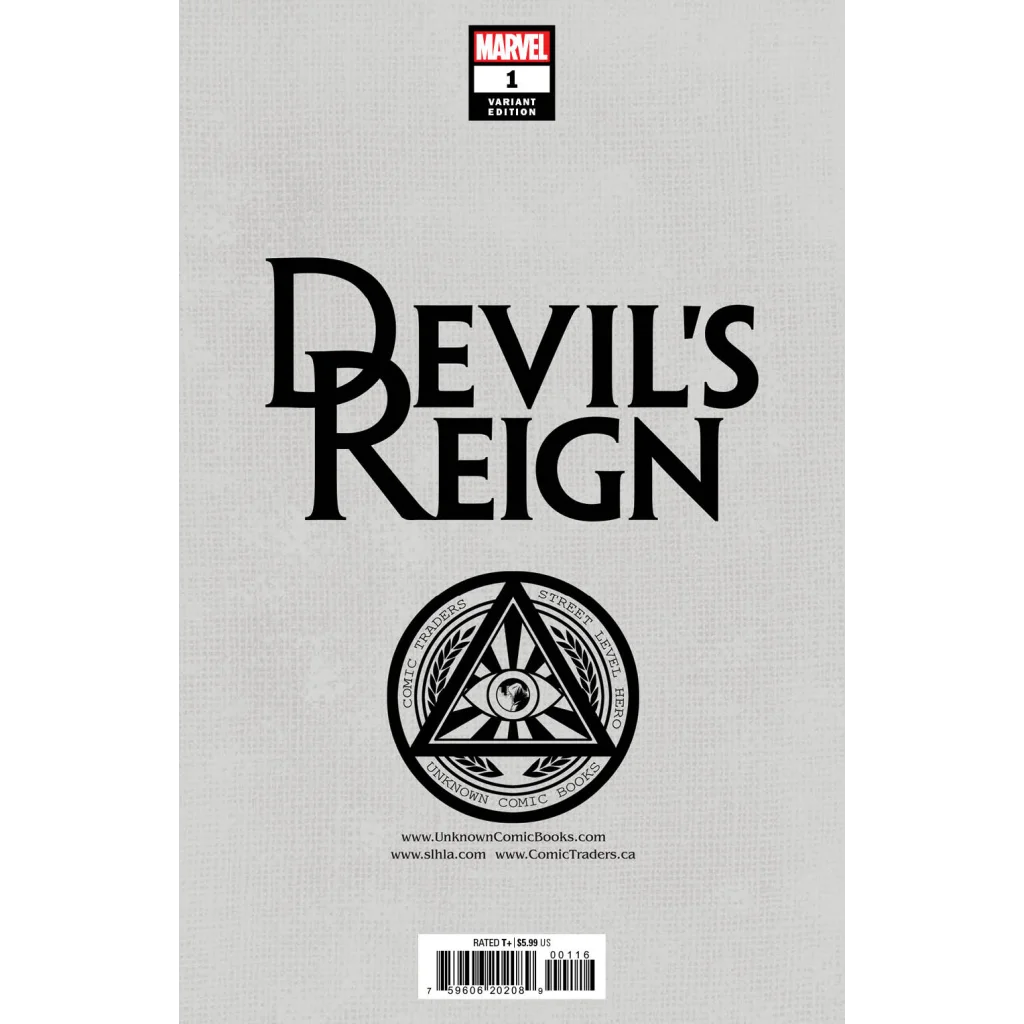 Devils Reign Issue 1 Variant Cover featuring epic Marvel action by Marco Turini