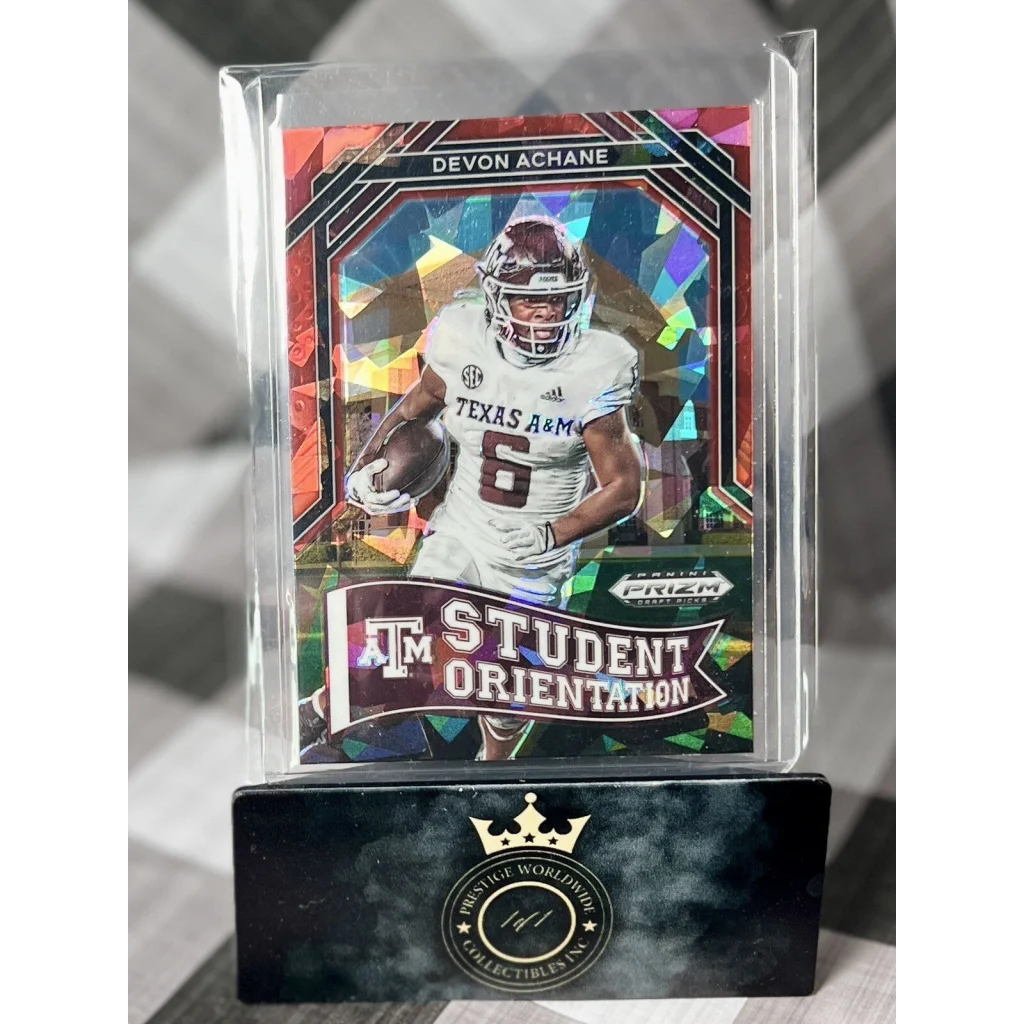 2023 Panini Devon Achane rookie card from Prestige Worldwide Collectibles