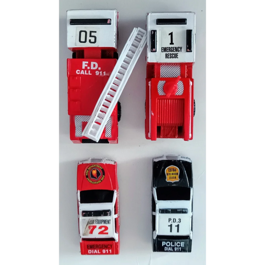 Die-Cast emergency vehicles set