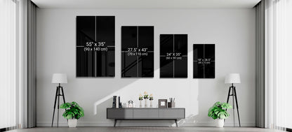 100 Dollars Glass Wall Art
