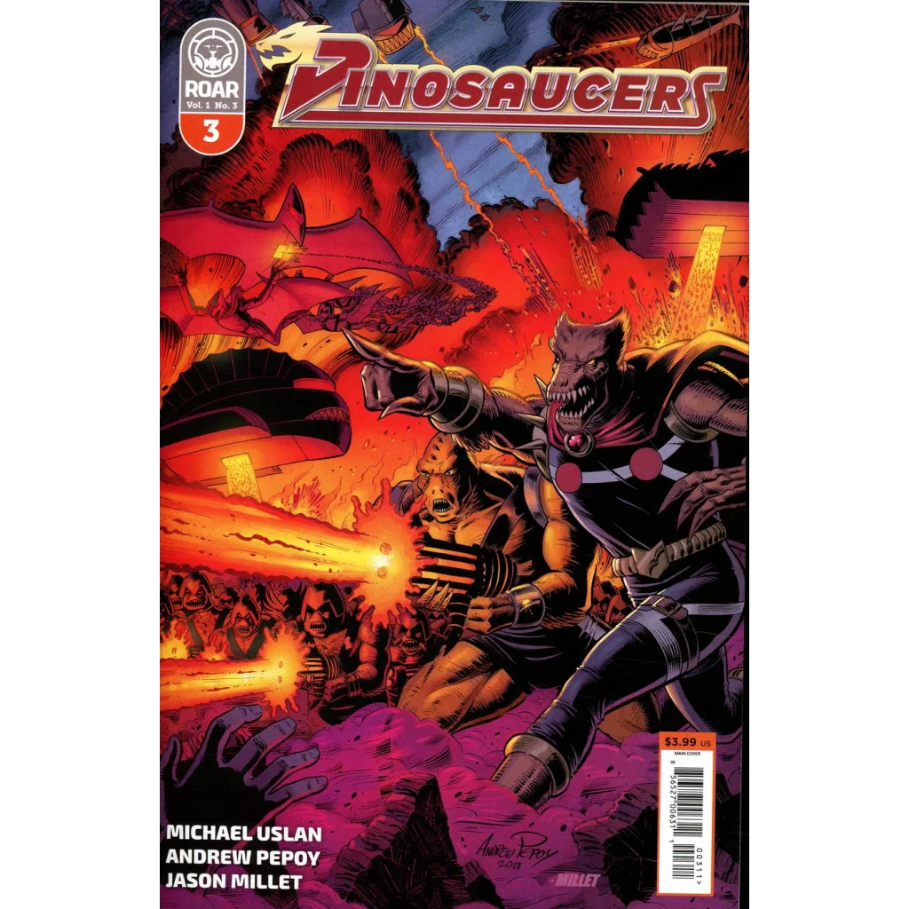 Dinosaucers #3 | Unknown Comics Exclusive | vintageantiquesgifts.com