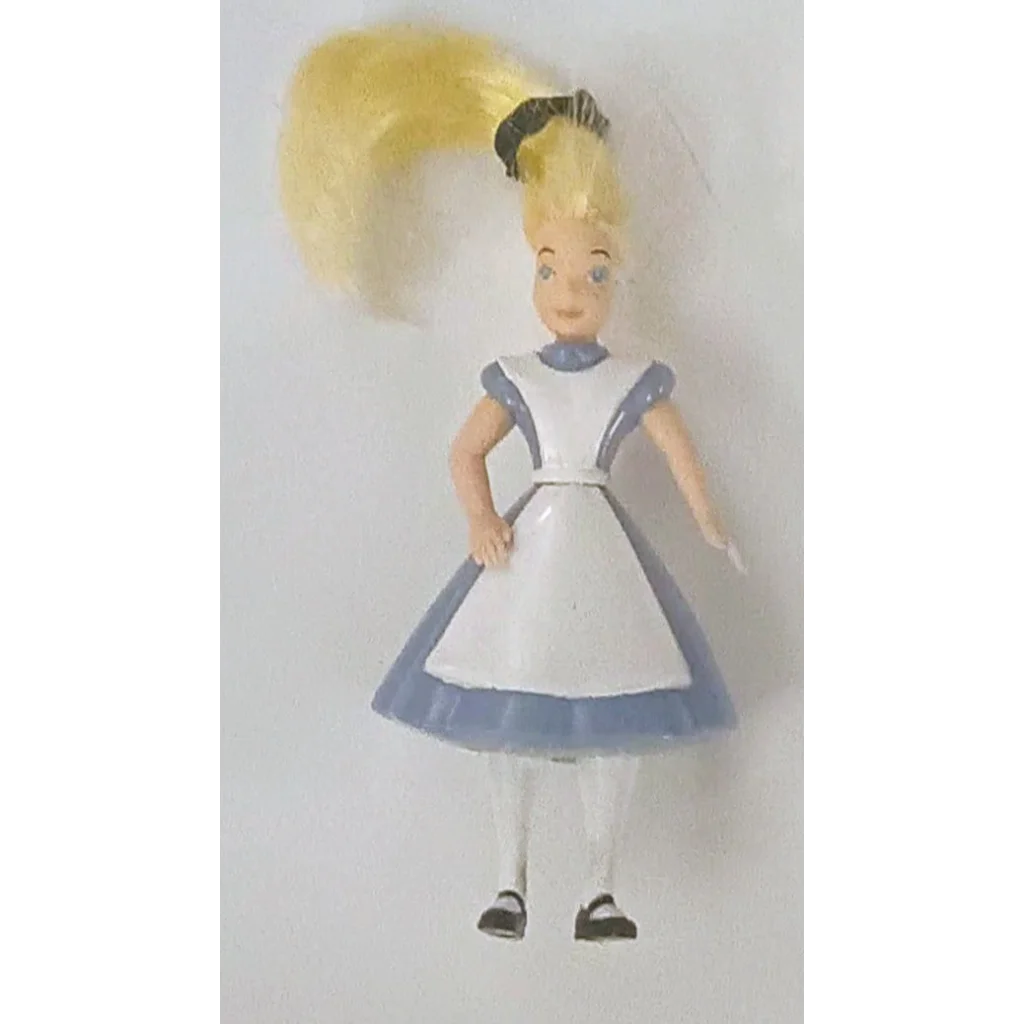 Vintage 1995 McDonalds Alice Happy Meal Toy doll in blue dress