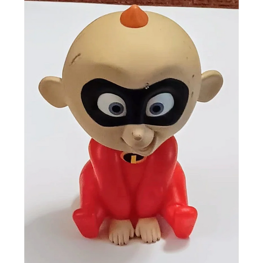 Jack Jack Disney Happy Meal toy from The Incredibles with red figurine, black mask, orange hair