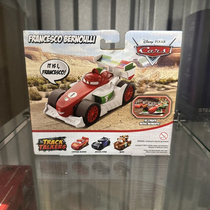 Disney Pixar Cars Francesco Bernoulli red white toy race car with green accents