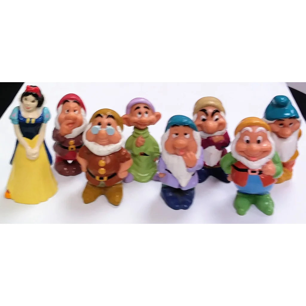 7-inch Disney Snow White PVC figure set with seven dwarfs