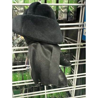 Darth Vader Star Wars plush in black winter hat with scarf