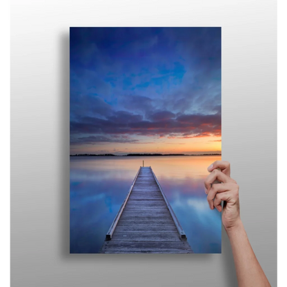 Twilight Pier Insigne Aluminum Prints Transform Your Space | Insigneart USA | vintageantiquesgifts.com