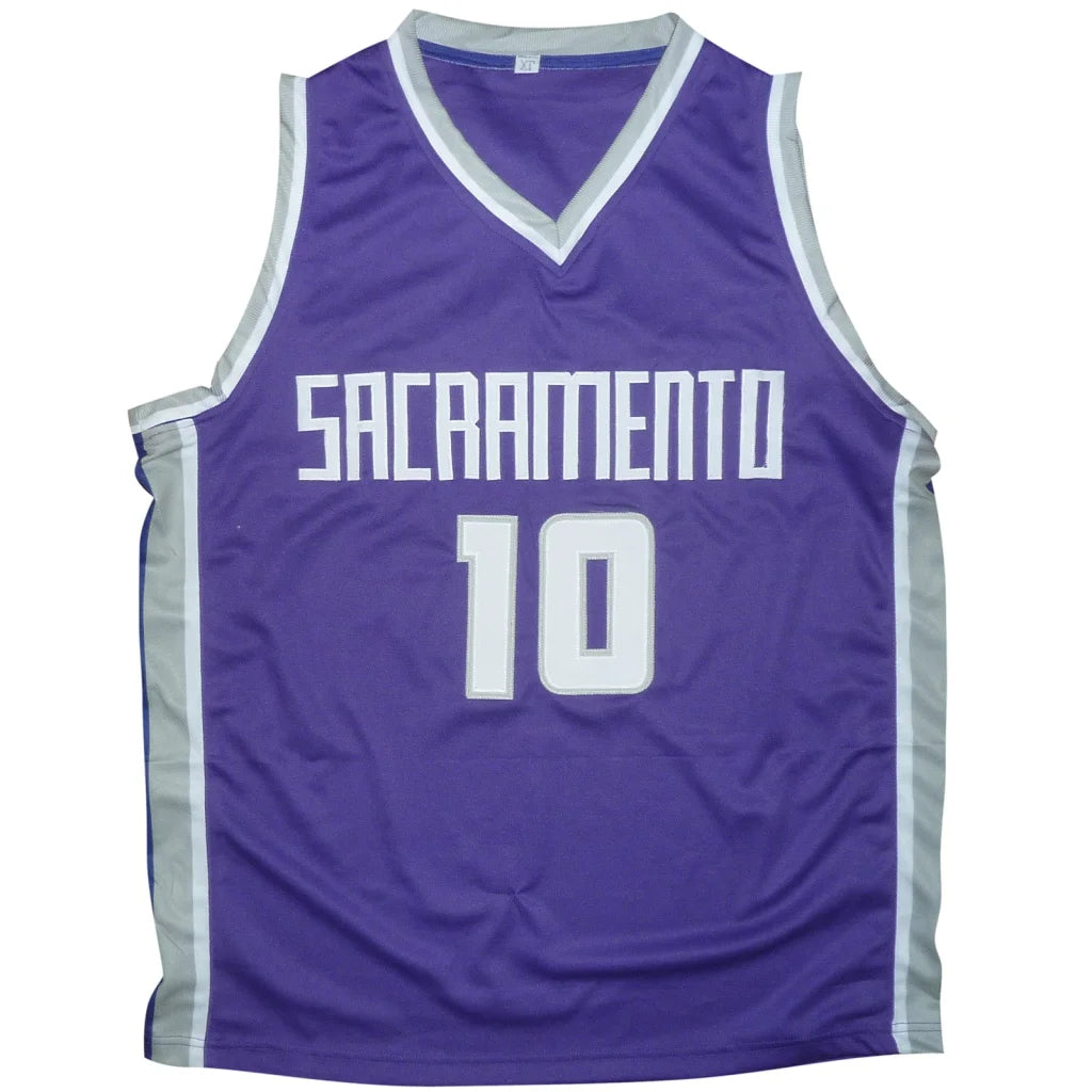 Domantas Sabonis autographed purple Kings jersey #10