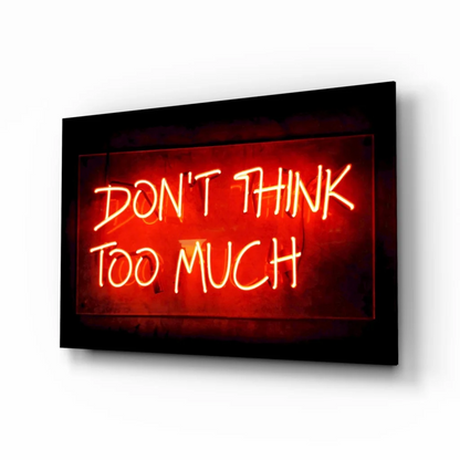 Glowing Neon Glass Wall Art Sign That Sparks Pure Vibes | Insigneart USA | vintageantiquesgifts.com
