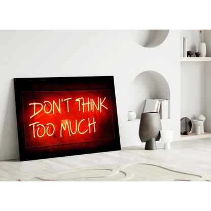 Glowing Neon Glass Wall Art Sign That Sparks Pure Vibes | Modern Wall Art Decor | vintageantiquesgifts.com
