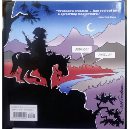 Doonesbury HC graphic red rascal’s war cowboy on horseback action figure