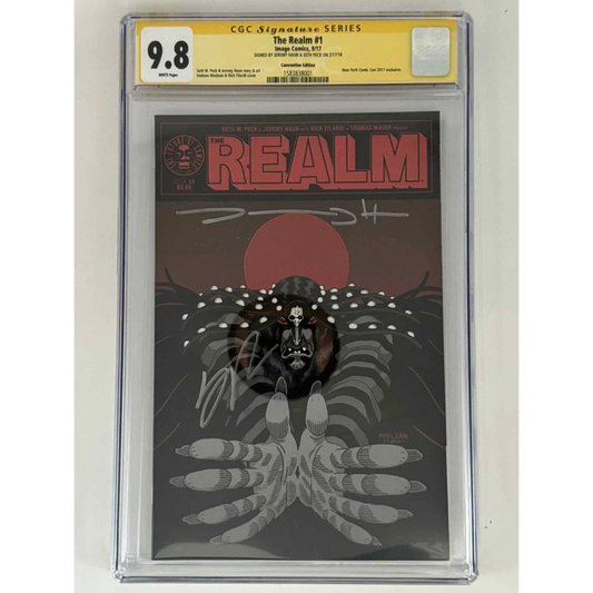 Double signed The Realm 1 CGC 9.8 Nick Filardi exclusive variant
