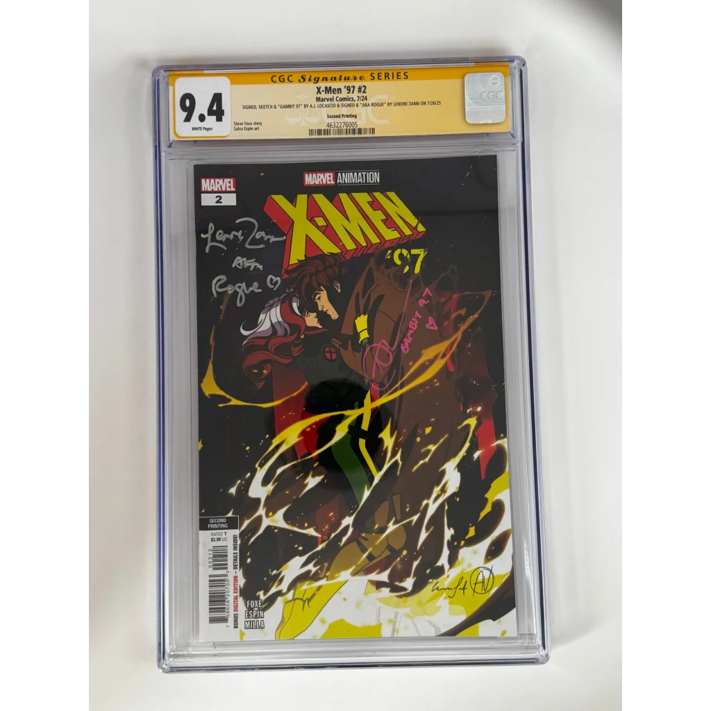 Double signed X-Men #97 yellow label 2nd print CGC 9.6 treasure in case