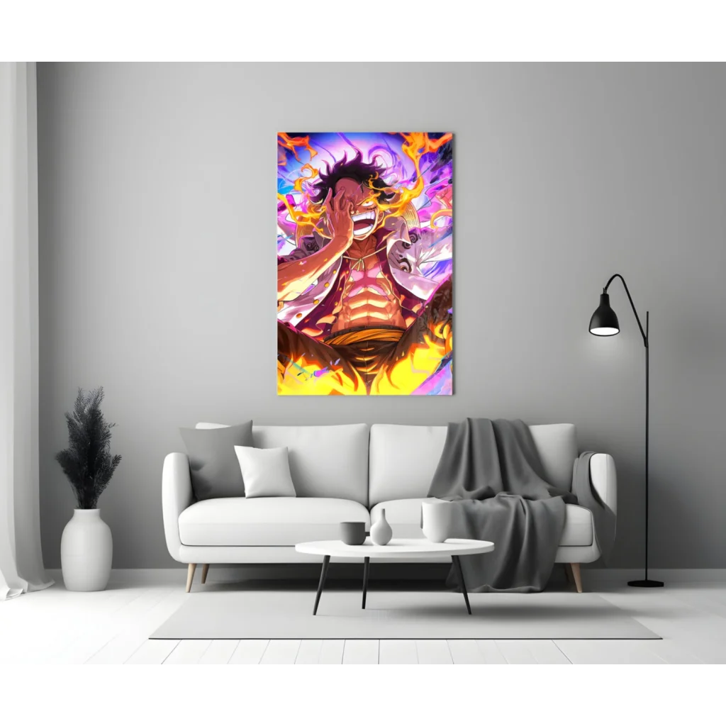 Dragon Ball Z Flame Power wall art canvas print poster