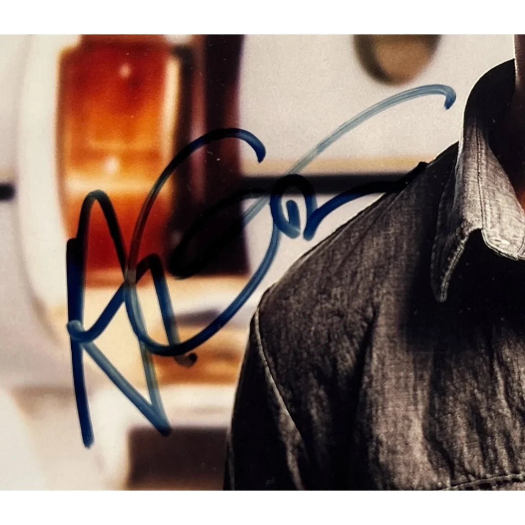 Drake signed deluxe framed 8x10 photo in dark denim jacket