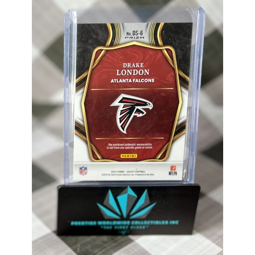 Drake London Atlanta Falcons 2019 Panini Select Card at Prestige Worldwide Collectibles