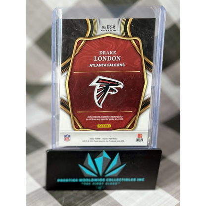 Drake London Atlanta Falcons 2019 Panini Select Card at Prestige Worldwide Collectibles