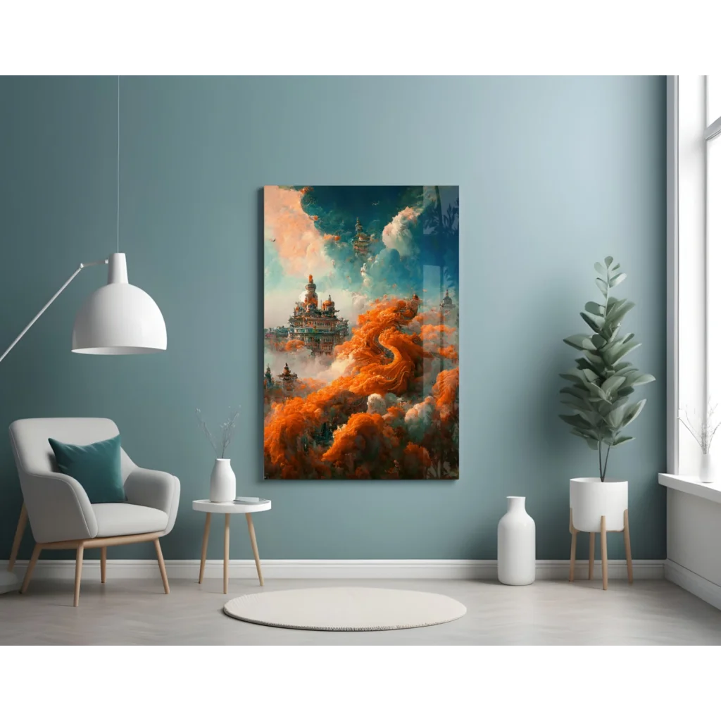 Stunning Glass Wall Art That Transforms Any Room | Contemporary Home Wall Art | vintageantiquesgifts.com