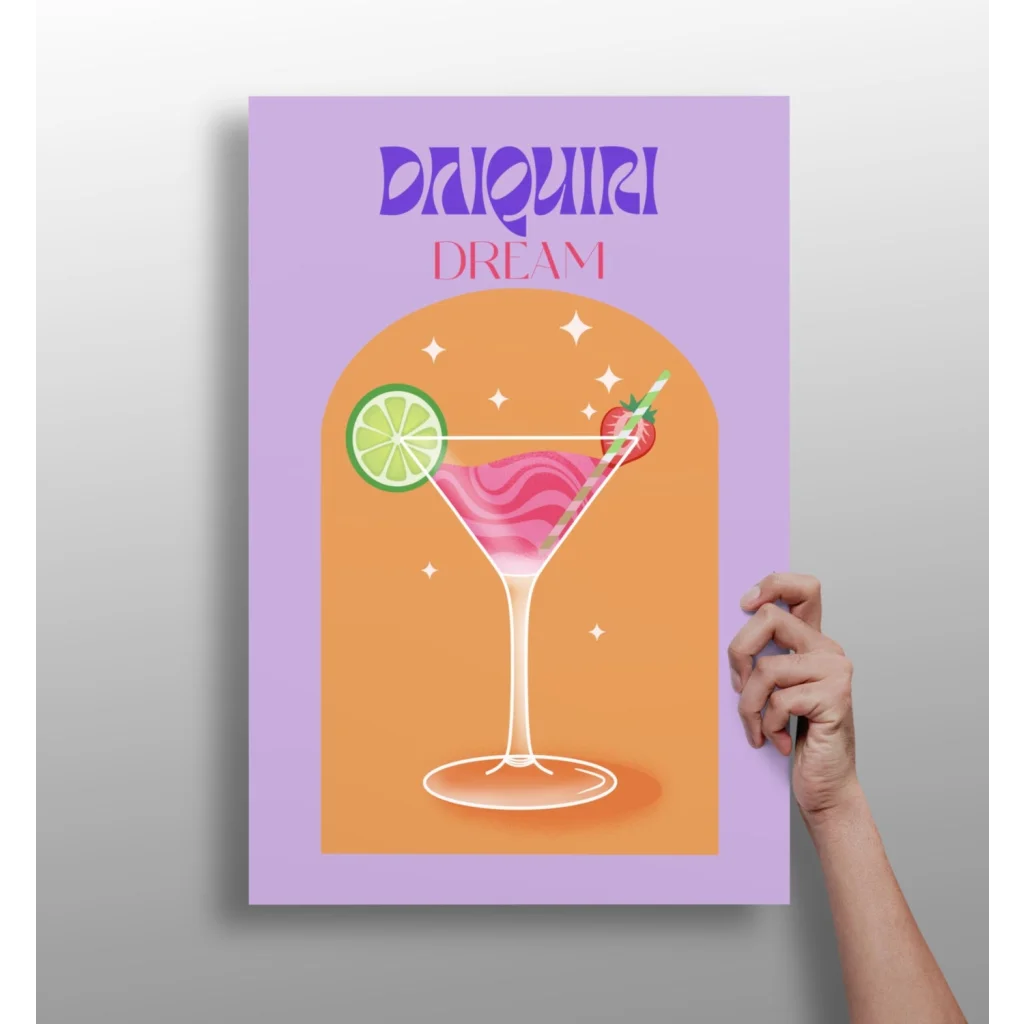 Daiquiri Dream Insigne Aluminum Prints for Bold Modern Spaces | Insigneart USA | vintageantiquesgifts.com
