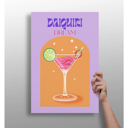 Daiquiri Dream Insigne Aluminum Prints for Bold Modern Spaces | Insigneart USA | vintageantiquesgifts.com