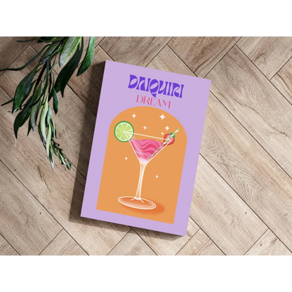 Daiquiri Dream Insigne Aluminum Prints for Bold Modern Spaces | Modern Wall Art Decor | vintageantiquesgifts.com