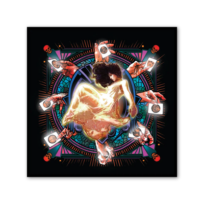 Dream Theater Parasomnia Deluxe Graphic Album featuring a glowing dress woman and symbolic imagery