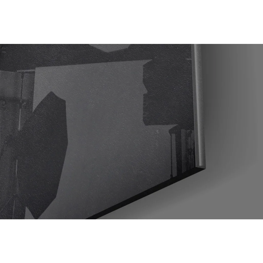 Stunning teal dreamcatcher glass wall art with sleek metallic frame