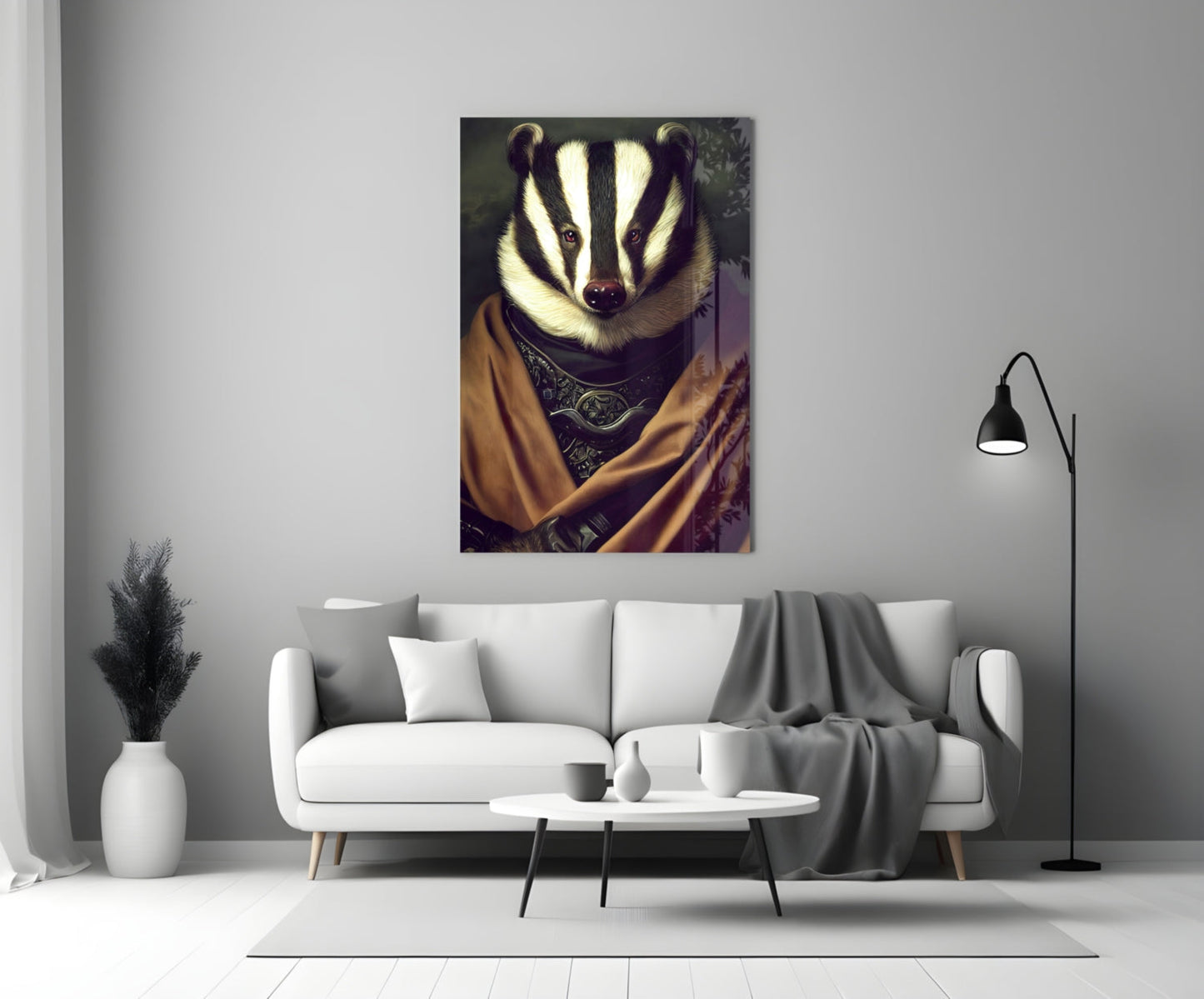 Badger Glass Wall Art