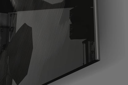 The Flat Cap Crime Boss Glass Wall Art || Designer Collection