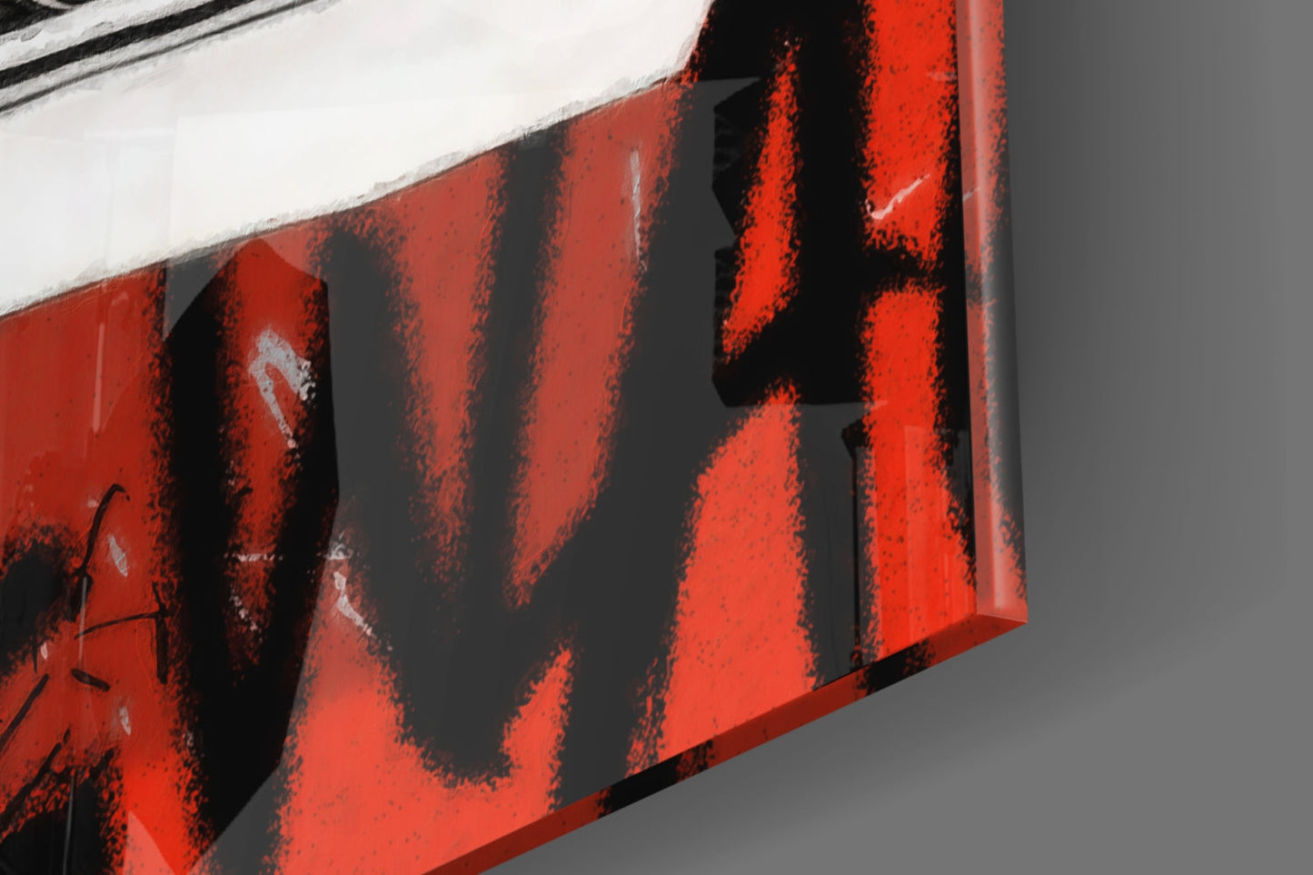 Classic Skate Shoe Glass Wall Art || Designers Collection